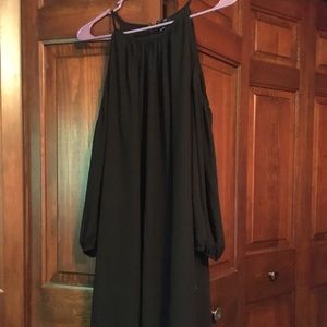 American Living Black Long Sleeve Dress